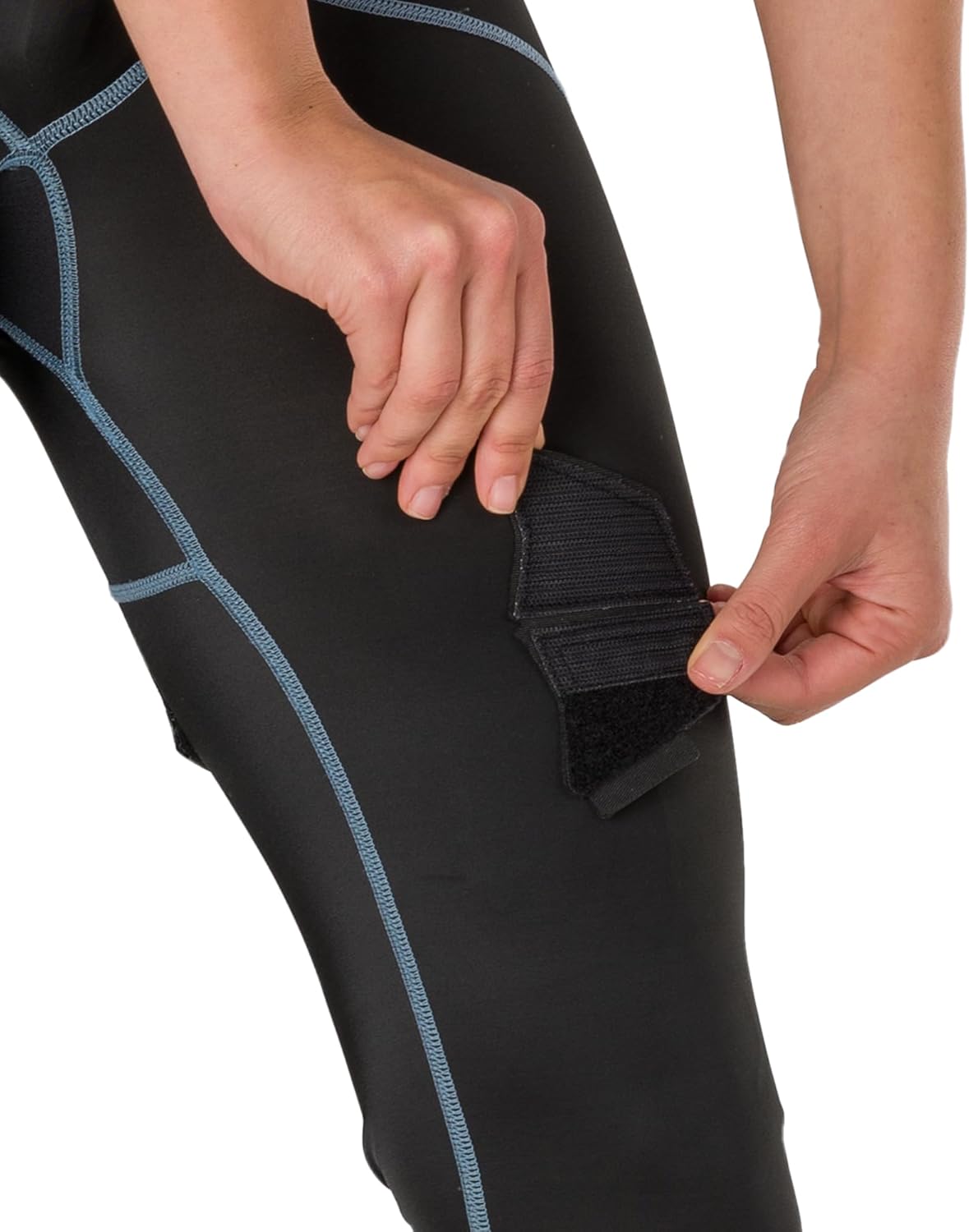 Women's Compression Hockey Pant w/Pelvic Protector, Leggings, Black - Image 5