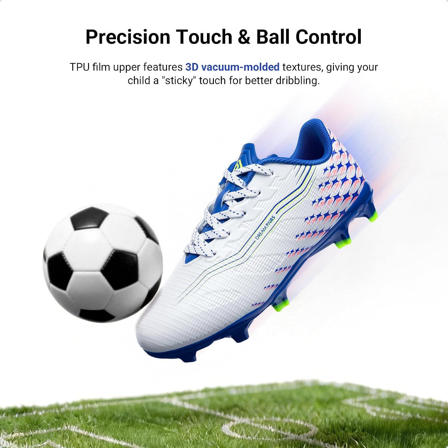 DREAM PAIRS Kids Lightweight Soccer Cleats