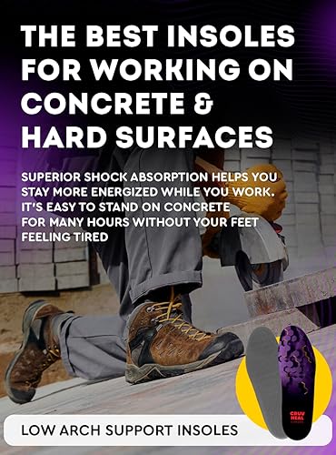 Miniatura 3 de Plantillas ortopédicas Work Comfort, inserción de zapatos antifatiga para hombres y mujeres, soporte de arco bajo, absorción de impactos, alivio del