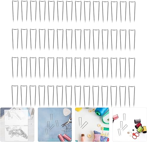 Miniatura 3 de EXCEART 200 piezas de aguja de acolchado con diseño en forma de U para el hogar