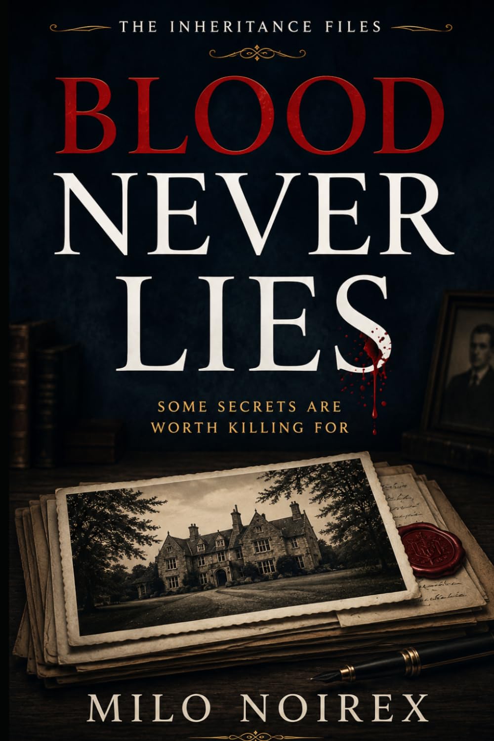 BLOOD NEVER LIES: A British Family Secrets Mystery (THE INHERITANCE FILES)