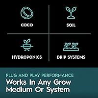 Vista 5 de Kit de nutrientes de 5 partes, sistema de nutrición líquida para crecimiento y floración, base A, base B, caMg, flexible, flujo, apoya