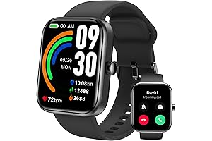 realme watch S3 Smart Watch: Answer/Make Call, IP68 Waterproof Fitness Tracker with Blood Oxygen Monitor