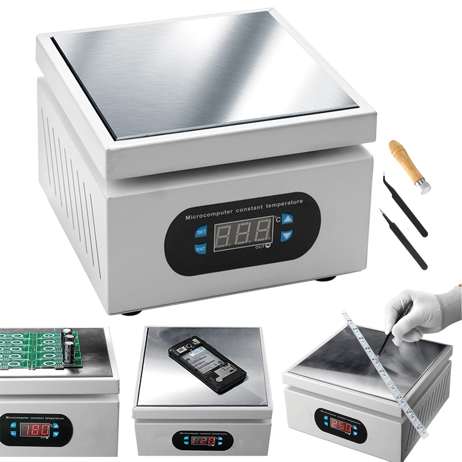 Verwarmingsplaat, digitale led-kookplaat, microcomputer, elektrische