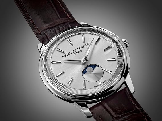 Frederique Constant Unisex's Analogue Quartz Watch with Leather Strap FC-206S3S6