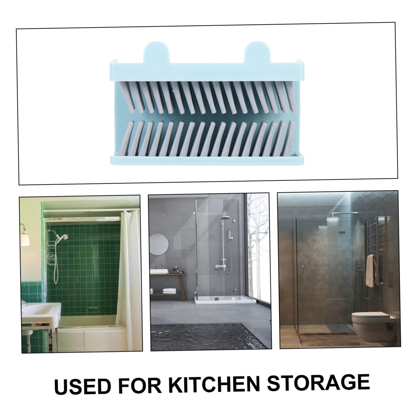 DOITOOL 4 Protectores de Desagüe para Bañera Y Protectores de Desagüe para Bañera Obstruida Protectores de Pared para Baño.
