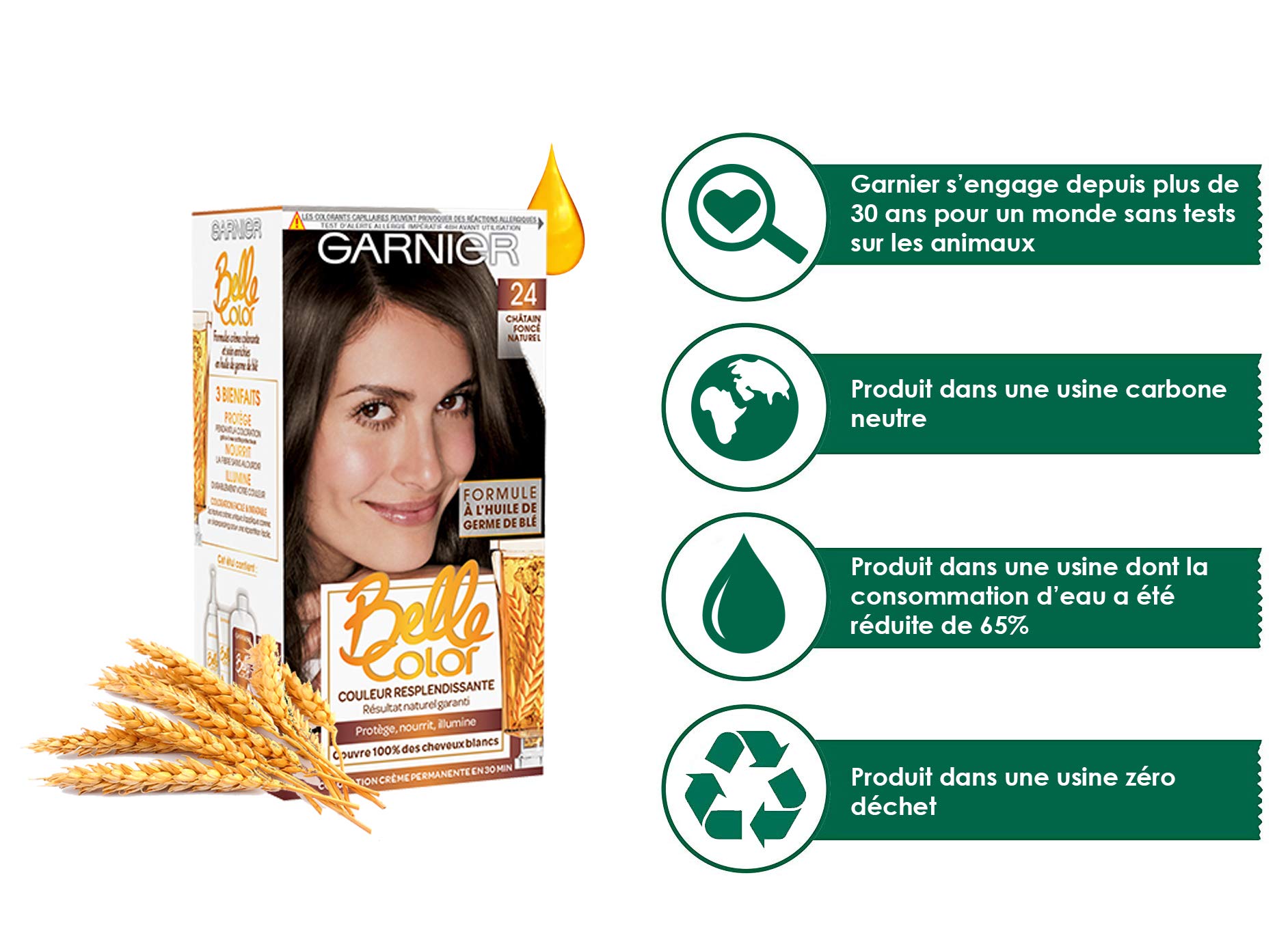 Garnier - Belle Color - trwały kolor brązowy