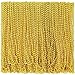Riceshoot 200 Pcs Gold Bead Necklace Bulk Mardi Gras Oval Beads Necklace Party Favors 33