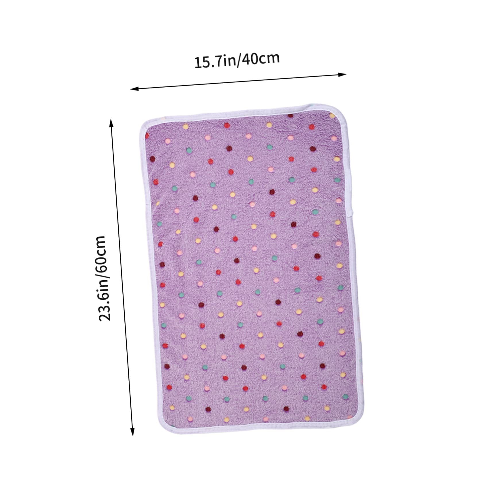 HANABASS 4Pcs Pet Sleeping Blanket Warm Fleece Mat for Dogs and Cats Lightweight Floor Pad for Indoor Outdoor Use for Winter