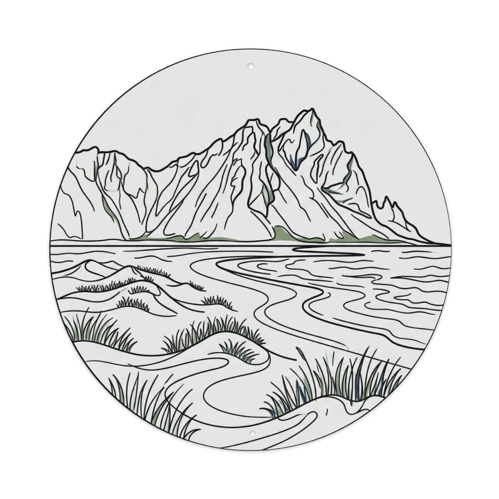 Vintage Travel Stokksnes Iceland Peninsula Metal Tin Sign