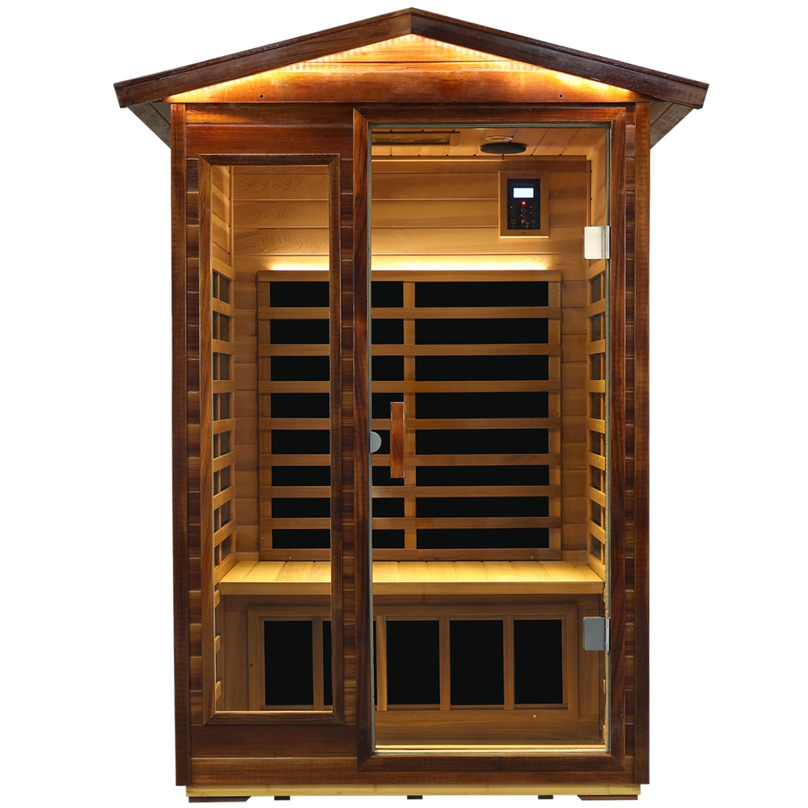 Kanlanth Red Cedar Outdoor Infrared Sauna