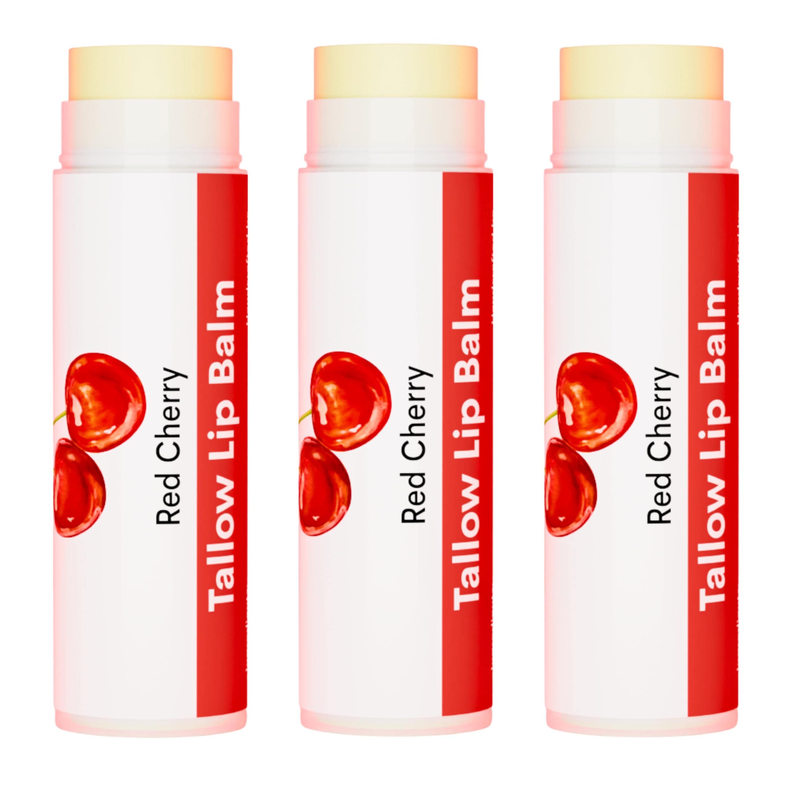 Cattle Creek - Balsamo per labbra al sebo con ingredienti biologici e completamente naturali, idratazione a lunga durata per labbra secche e screpolate, formula lenitiva per
