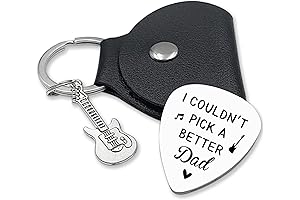 Stainless Steel Engraved Guitar Pick: The Perfect Father's Day Gift for Dad