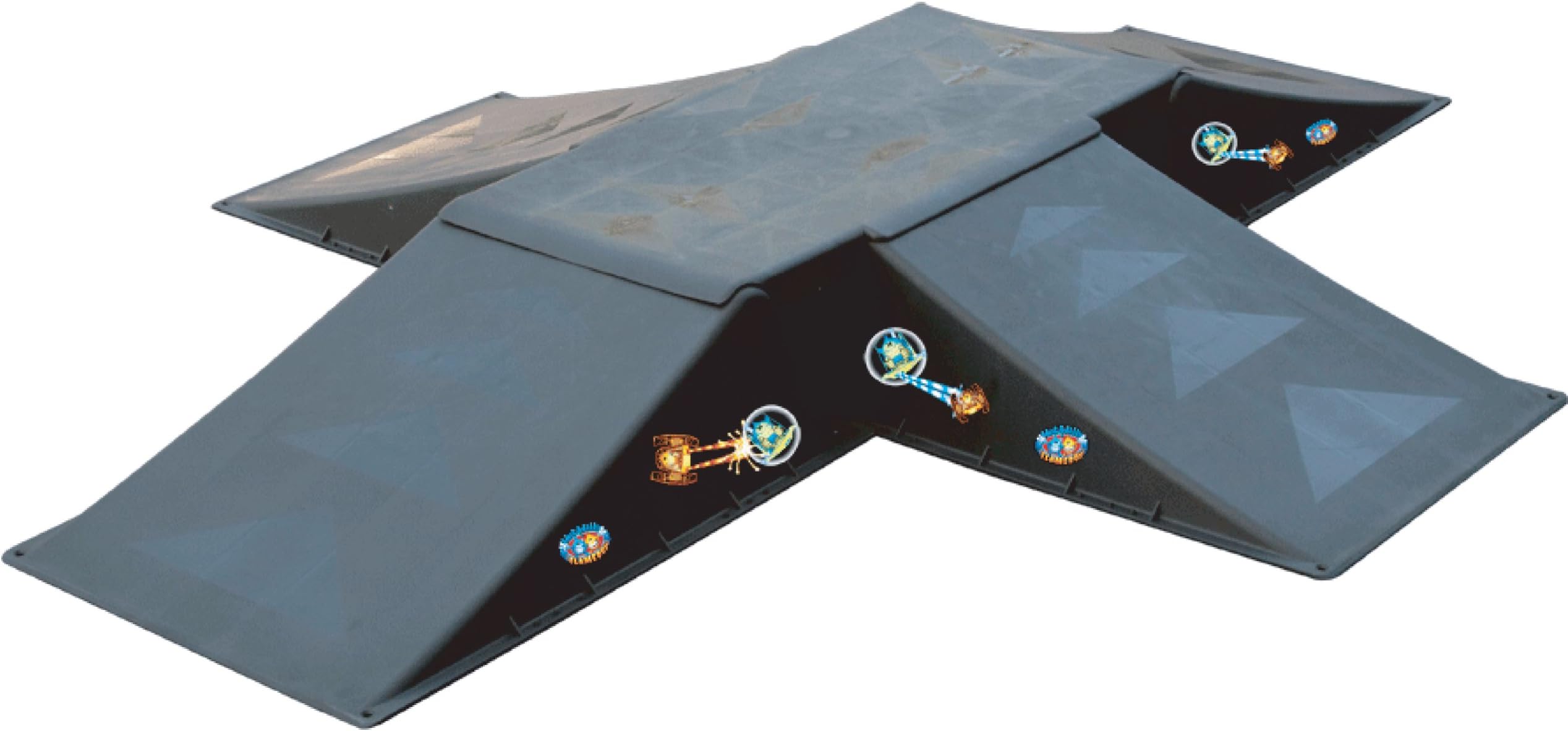 4 Mini Skateboard Ramp with Fun Box