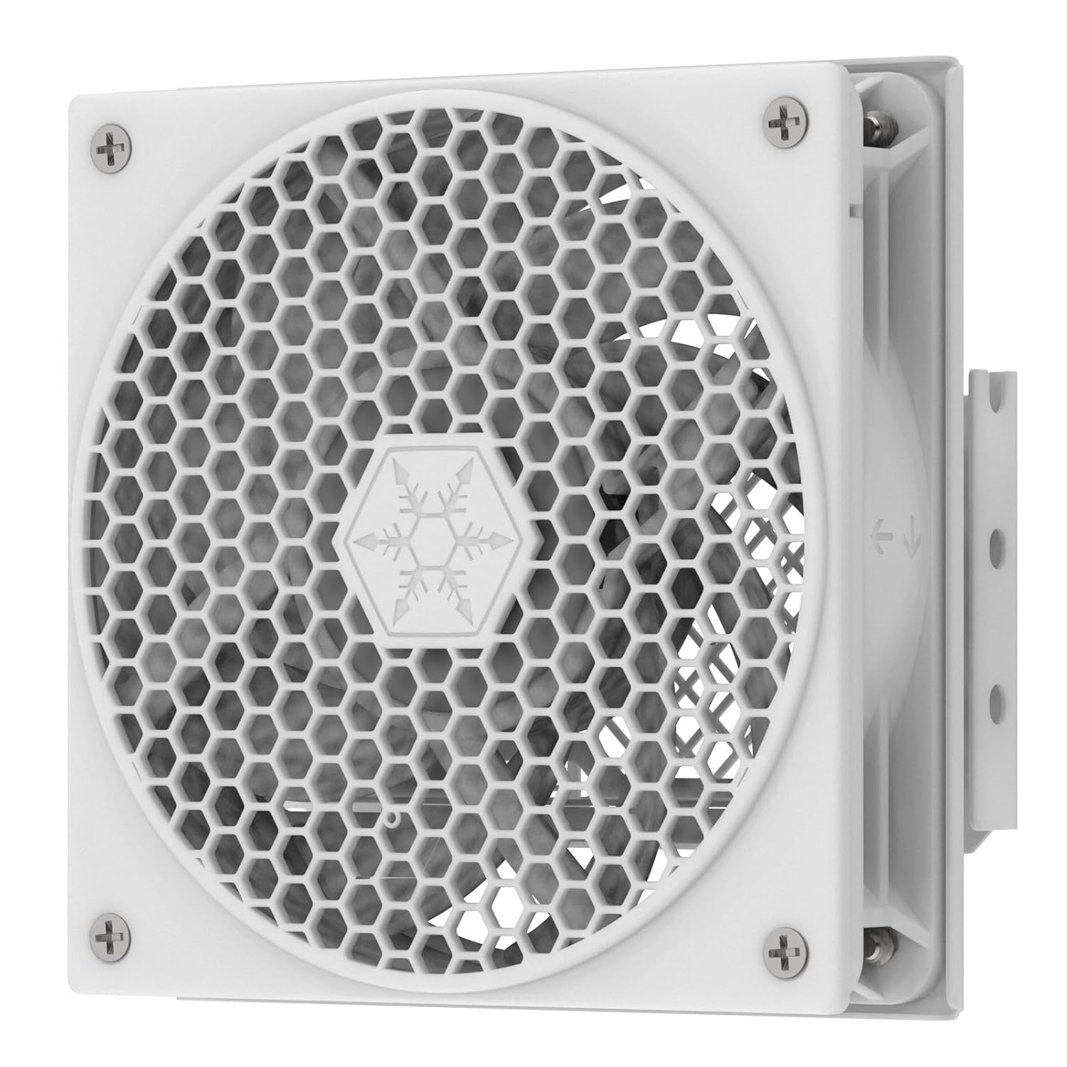 SilverStone Technology 120mm Fan Adapter Bracket SST-FDP02W (5.0"L x 4.7"W x 2.6"H) for Desktop PC