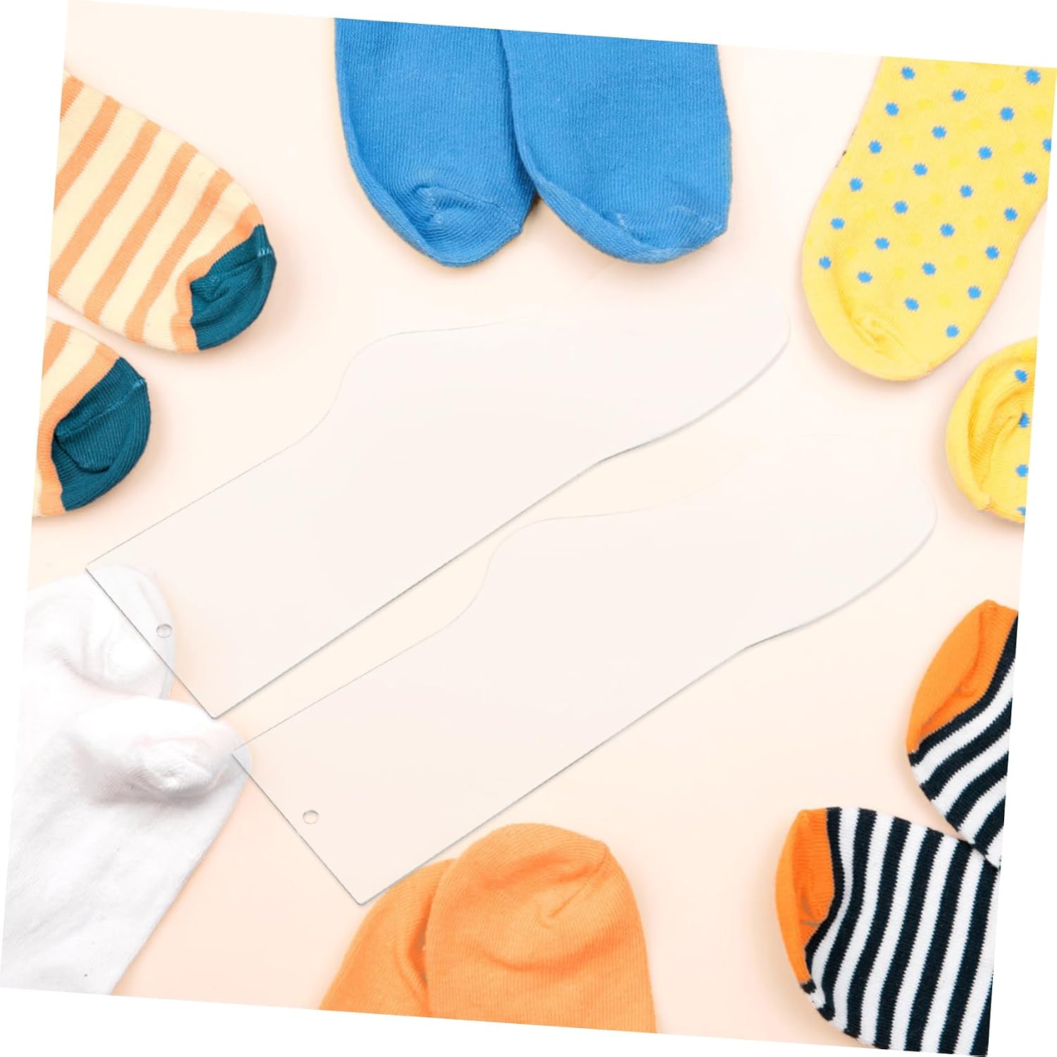 2pcs Sock Display Board Hanging Panel for Socks and Stockings for Home and Retail Use