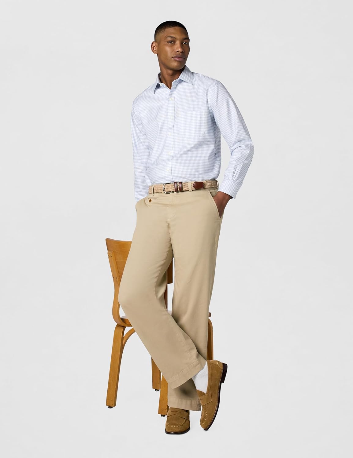 Brooks Brothers Mens Garment-Dyed Vintage Chino Pants