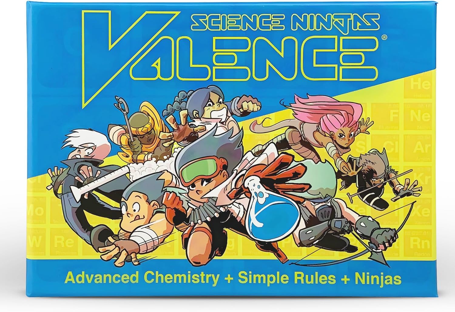 Valence Periodic Table for Kids 8-12 Chemistry Games - Periodic Table of Elements, Science Gifts, Educational Science Games Molecules, Chemistry Gifts, Elements Toys, Basic Educational Card Game
