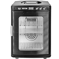 Vista 9 de Happybuy – Incubadora de reptiles negra de 845.34 fl oz (25 L), incubadora digital para laboratorio científico, con enfriamiento y calefacción 41