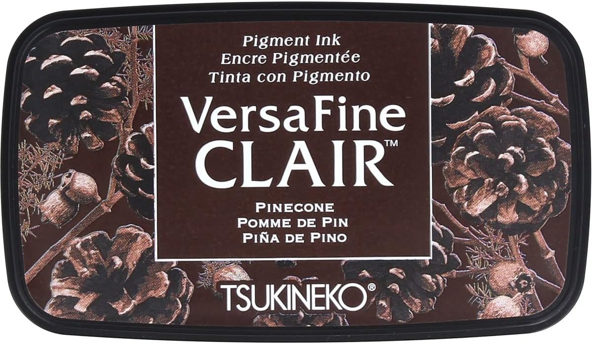 Tsukineko, VersaFine Clair, Full Size Ink Pad, Pinecone