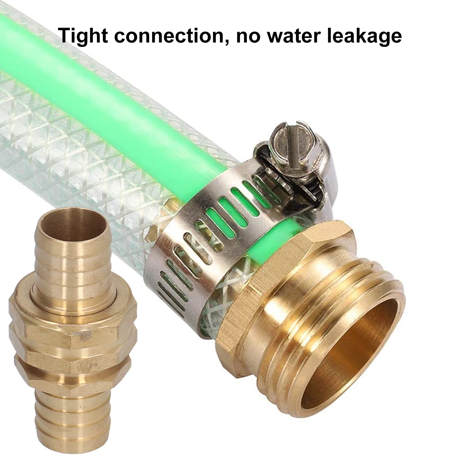 Set di connettori per riparazione tubi da giardino Materiale in ottone resistente Installazione semplice per il giardino domestico