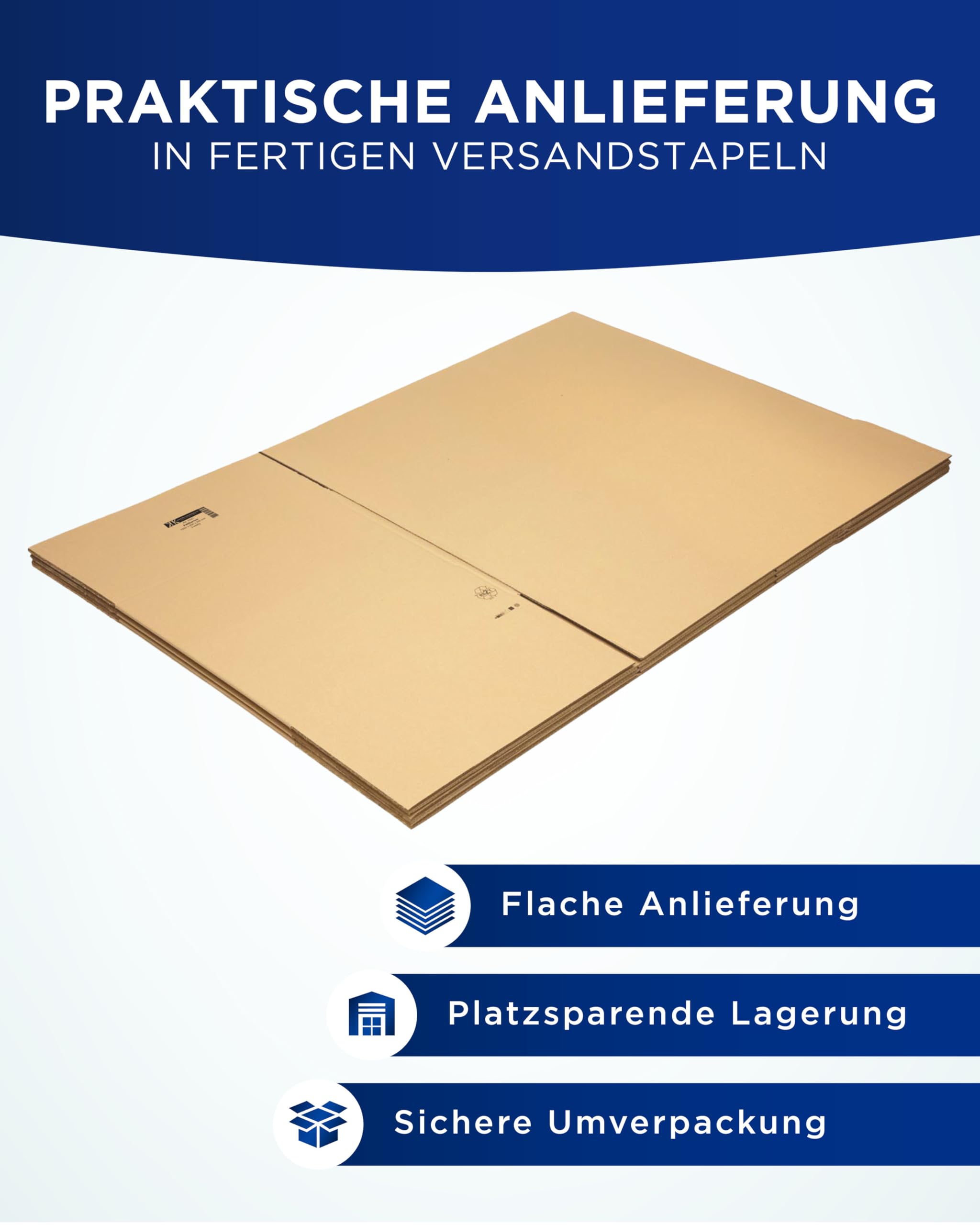 2 cartons 1000 x 500 x 500 mm pour expédition DPD et DHL 2 cartons ondulés