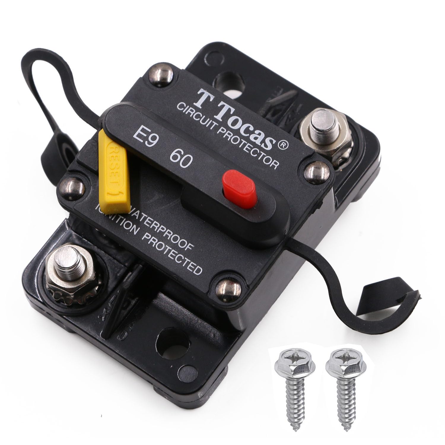E9 60A Amp Circuit Breaker Manual Reset w/LED Indication 12V-72VDC