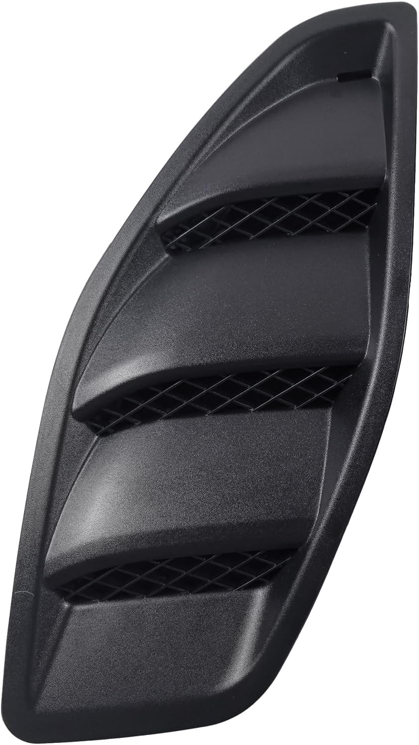 Hood Vent Cover Compatible with 2007-2017 Jeep Wrangler JK 10th Anniversary Engine Inlet Louvers Scoop Air Vent Outlet Trim Cover 68185319ab 68185319aa 68185318ab 68185318aa