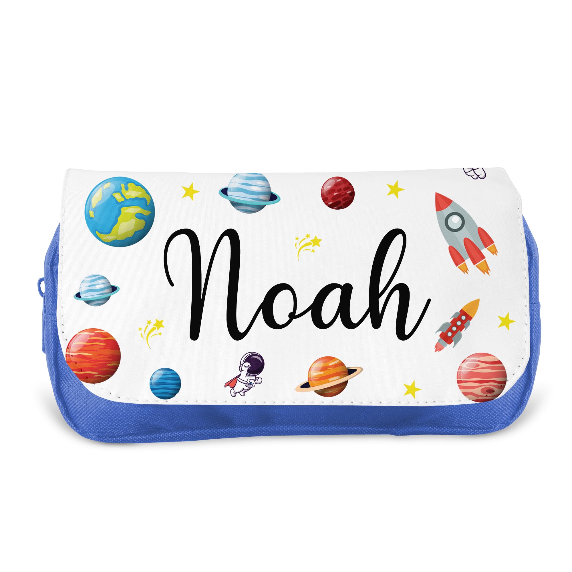 Personalised Children’s Pencil Case | Pencil Case for Girls, Pencil Case for Boys - Back to School | Custom Kids Pencil Case, School Pencil Case (Sapce)