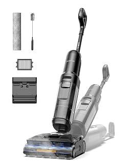 Tineco Floor One S7 Stretch Steam Cordless Wet Dry Vacuum Steam Mop All-in-One, 320℉ HyperSteam, 180° Lay-Flat, Anti-Tangle Design, FlashDry Self-Cleaning, Up to 75 Min Runtime