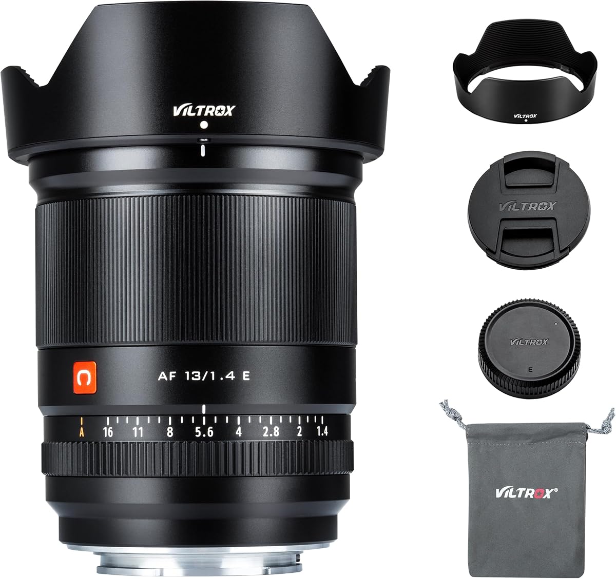 Lente de montura AF 13 mm F1.4 E, f/1.4 Lente principal APS-C de enfoque automático ultra gran angular de gran apertura para Sony E-Mount a7IV a7CII a7RV a7S III ZV-E10 II ZV-E10 a6700 a6400 a7iii a9 ZVE1 A1