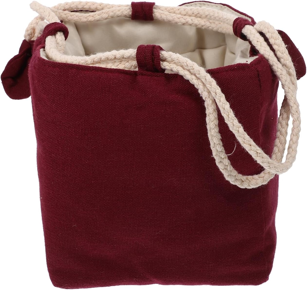 CALLARON Teapot Storage Bag Drawstring Storage Case Chinese Kung Fu Teaware Bag Portable Travel Tea Set Storage Bag Multi-Function Teacup Container 5.5 x 5.2 inch
