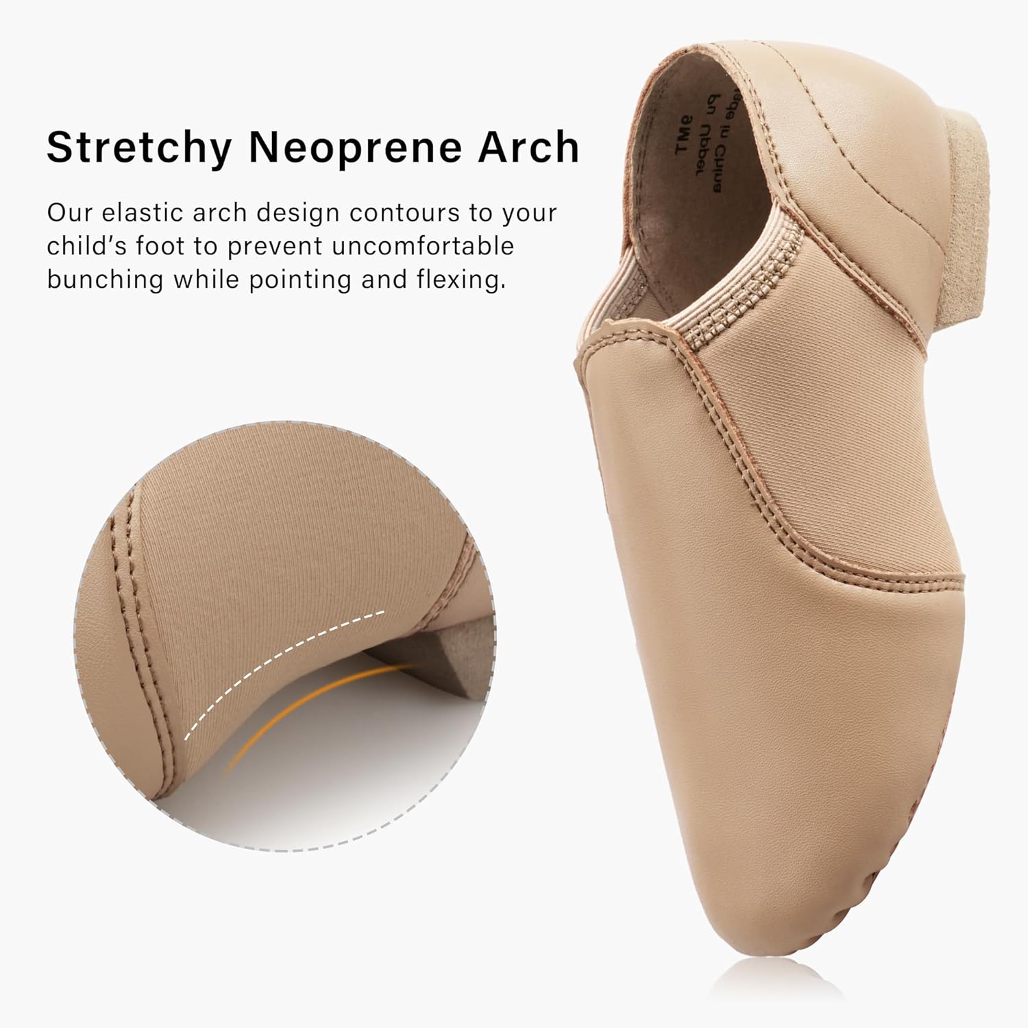 Stelle Jazz Shoes for Girls and Boys PU Leather Slip-On Jazz Dance Shoes - Image 4