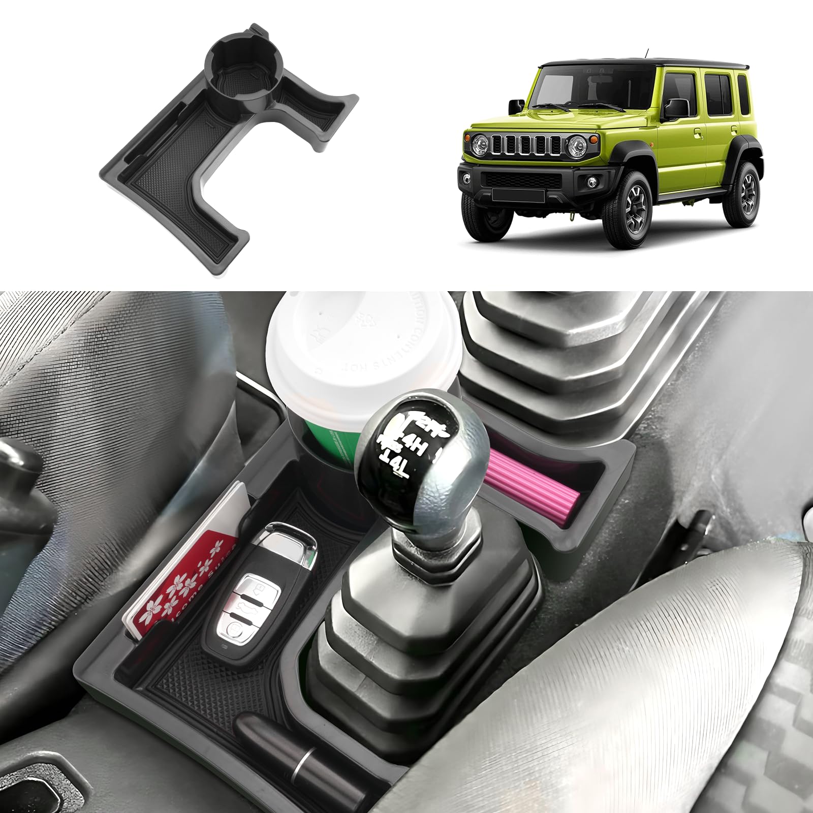 Amazon | Coleya スズキ ジムニー JB64S/JB74W MT車専用 コンソール