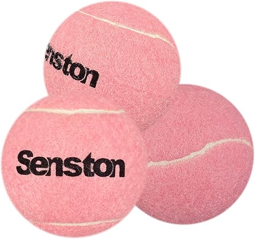 Senston Tennis Balls 3 Pack for Training Tournament and Entertainment