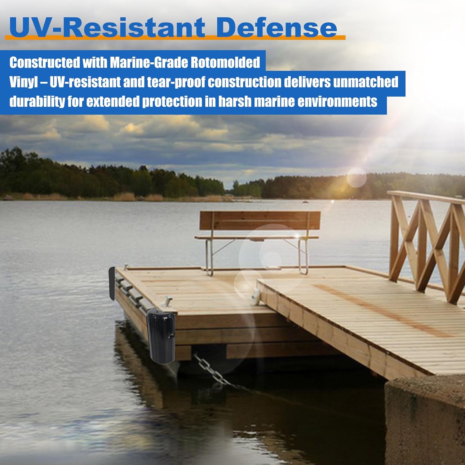 Swess Dock Corner Bumper Fender Boat Dock Protection