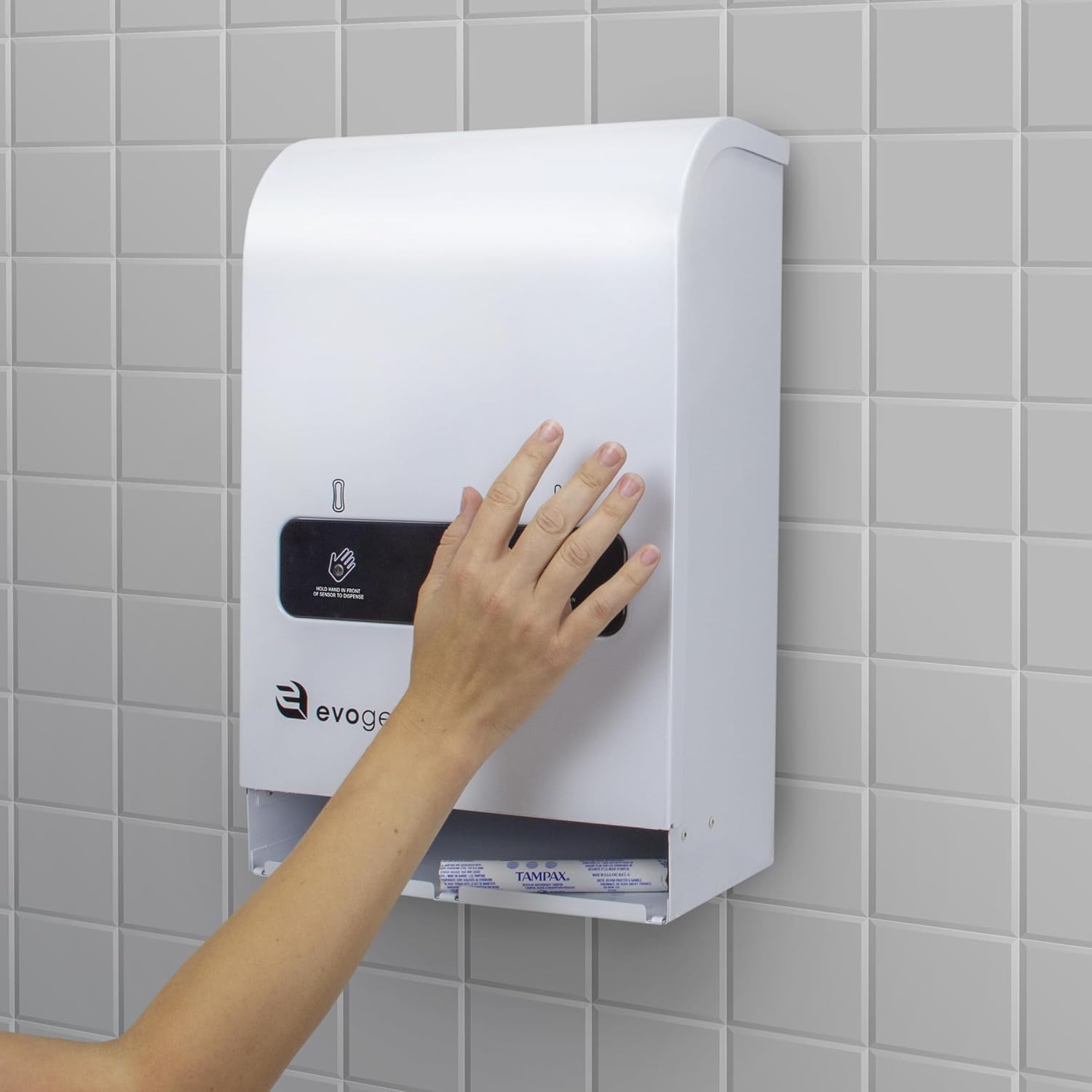Evogen® EVNT4 Mini No-Touch Menstrual Care Product Dispenser