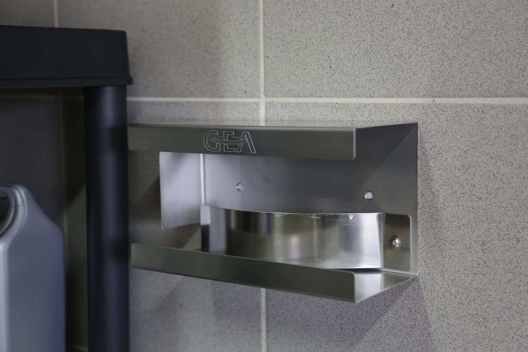 Kerbl 15339 - Supporto da parete per guanti usa e getta, in acciaio INOX
