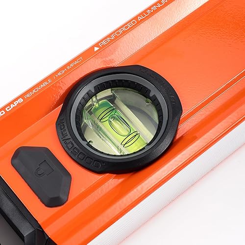 Miniatura 2 de VANQUISH Herramienta de niveles de alcohol de aluminio resistente de 24 pulgadas con 3 frascos de burbuja4765-24