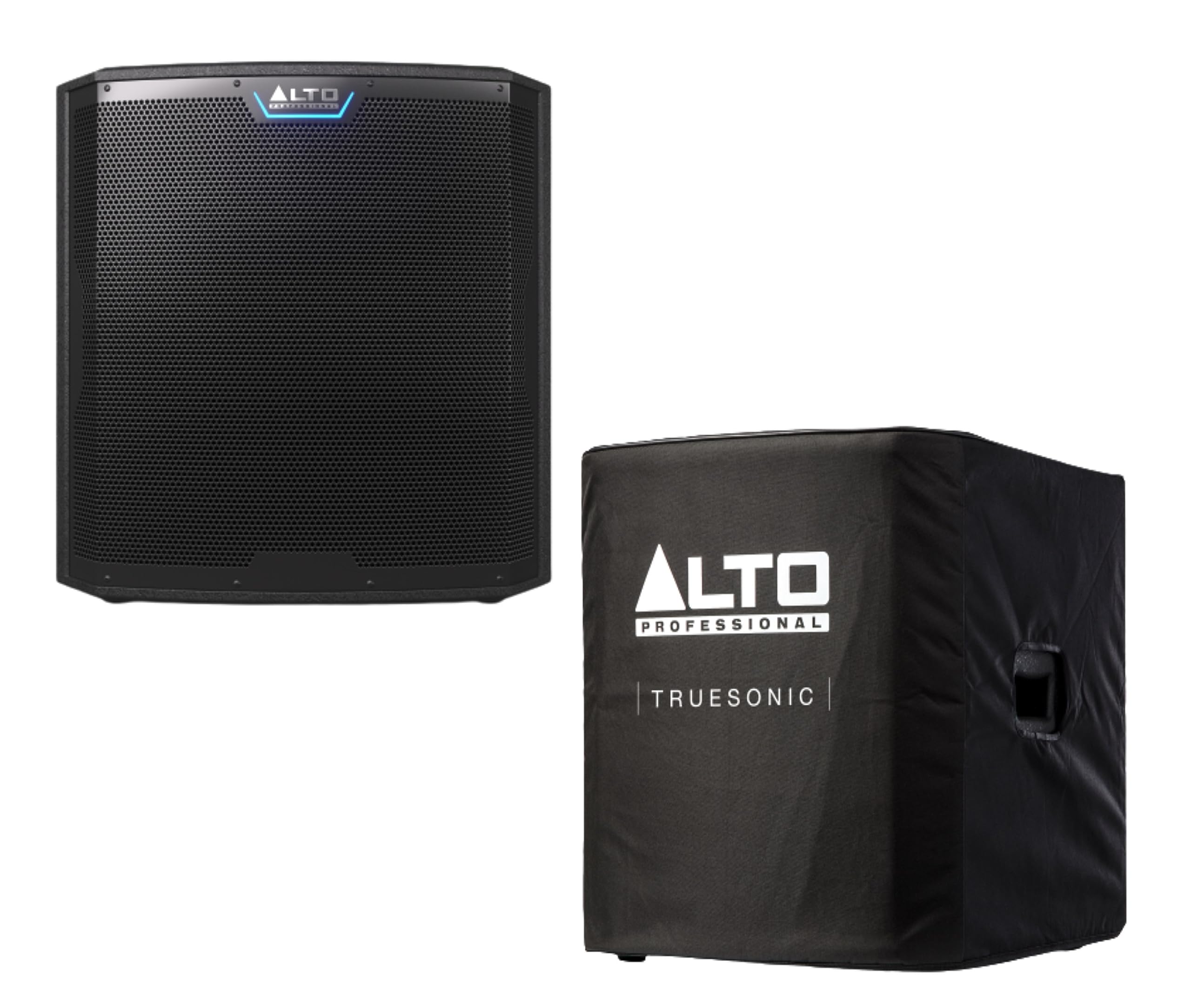 ALTO TS15S 2500W 15" Subwoofer Bundle with Durable Slip-on Powered PA Speaker Cover for Live Performance, Events, Karaoke, DJ Sets, Presentations