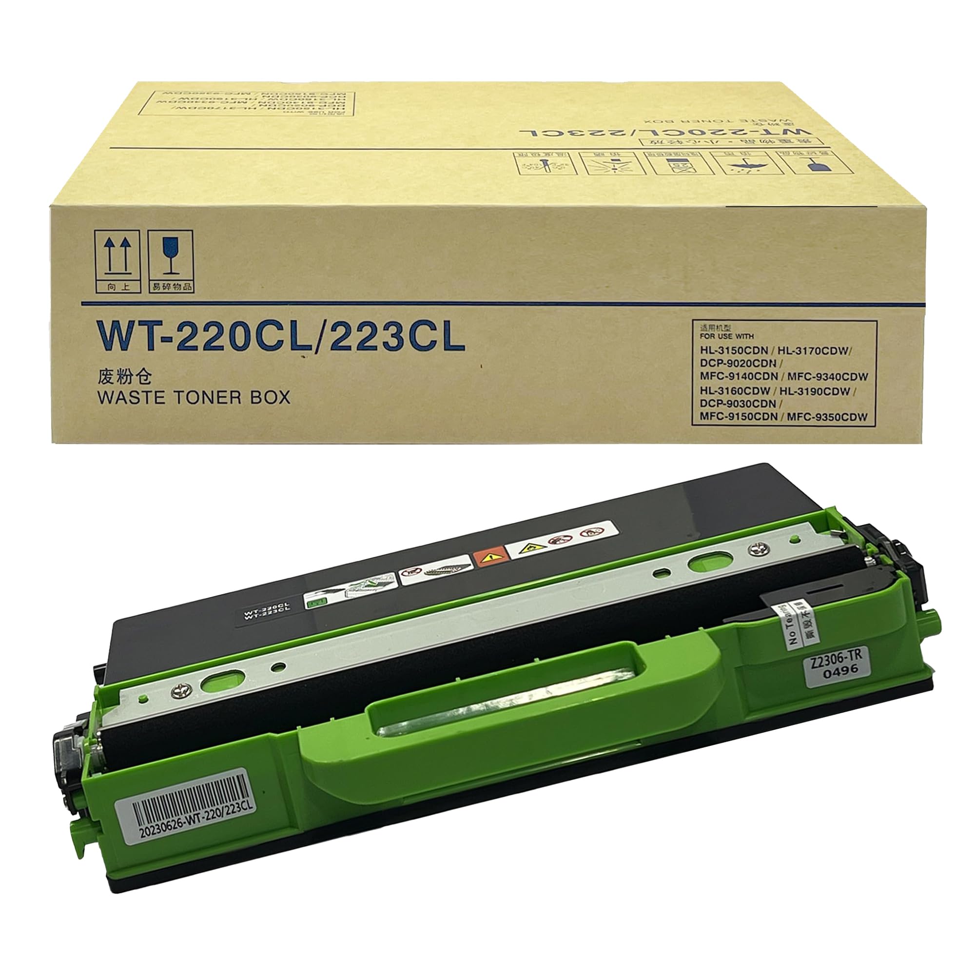 LCL Compatible WT220CL WT223CL Bac de récupération Toner pour Brother HL-L3210CW HL-L3230CDW MFC-L3710CDW