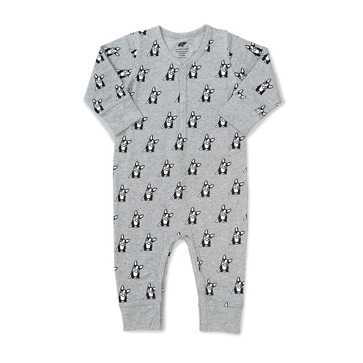 MONICA + ANDY Unisex Organic Cotton Out and About Romper