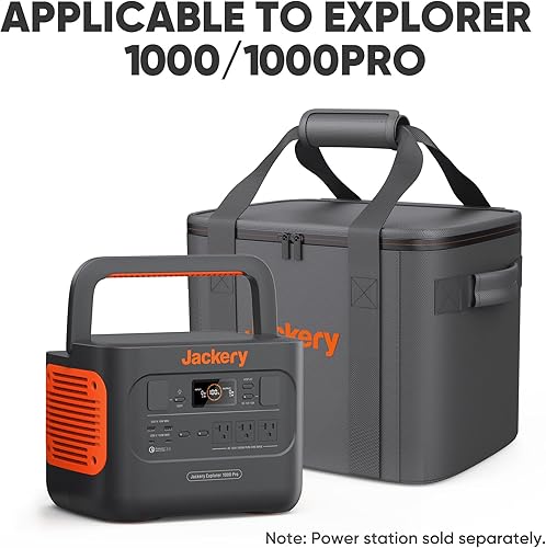 Miniatura 2 de Jackery Bolsa de transporte (tamaño M) para Explorer 88010001000 v21000 Plus2000 v2 Estación de energía portátil - Negro (central eléctrica no