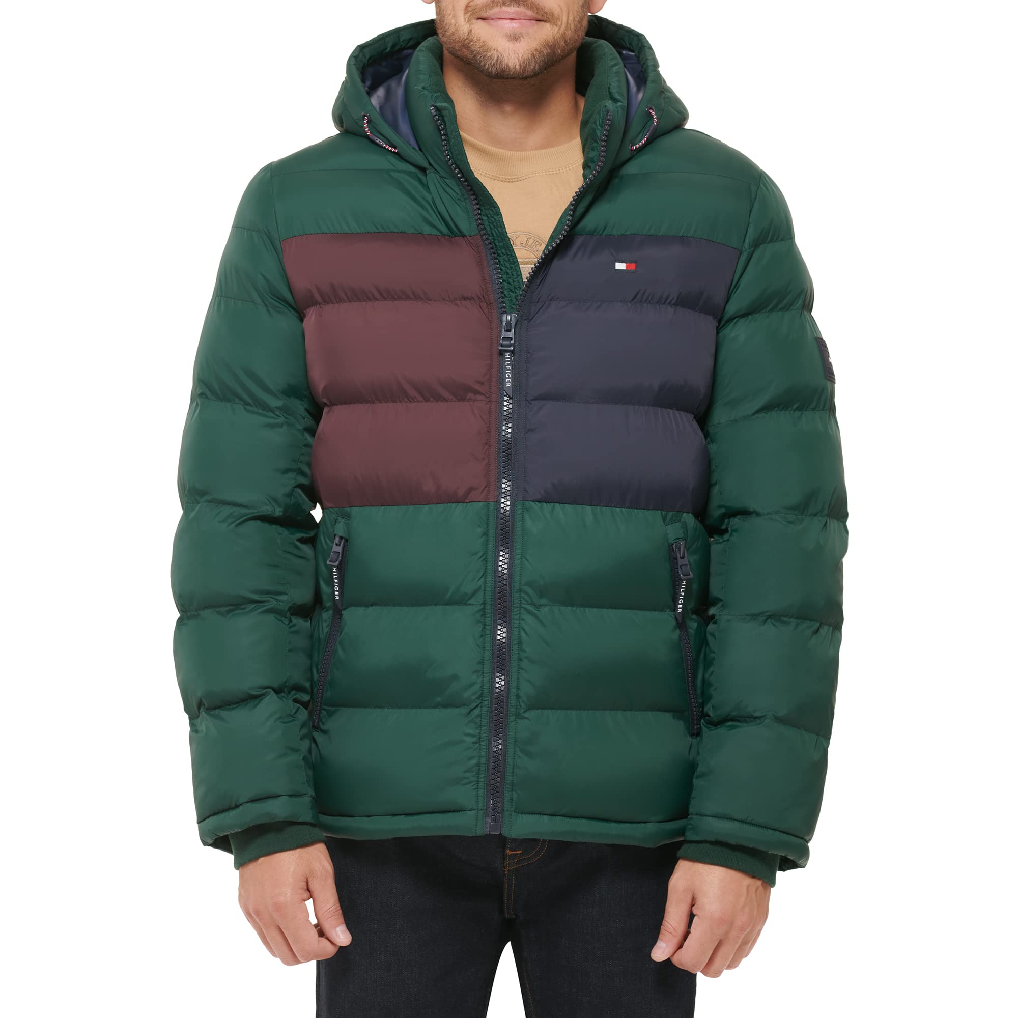 Tommy Hilfiger Mens Quilted Puffer Jacket
