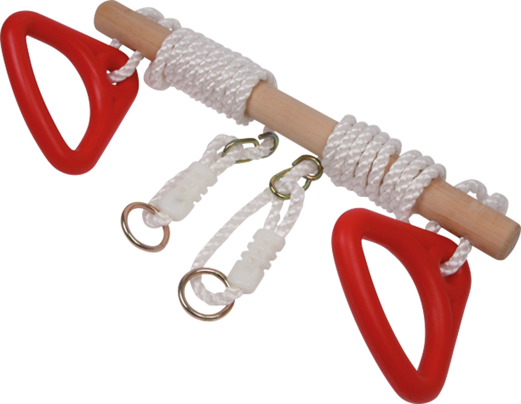 Trapeze Swing Seat with Rings, Brown, NS - Image 4