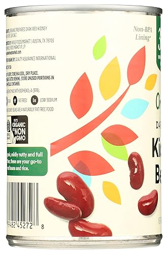 Miniatura 3 de 365 Everyday Value, frijoles rojos orgánicos de riñón, 15.25 oz