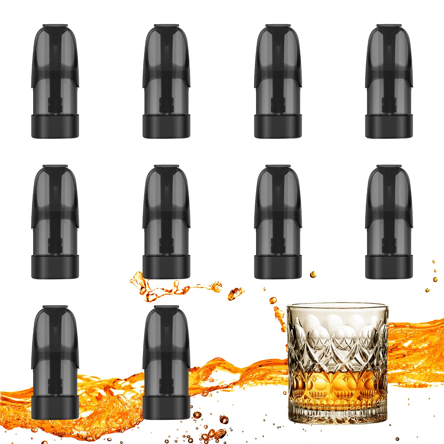 HECCO 互換カートリッジポッド for ドクターベイプモデル3 dr.vape3 POD フレーバーカートリッジポッド 互換dr.vape model3日本製 M25 (ウィスキー)