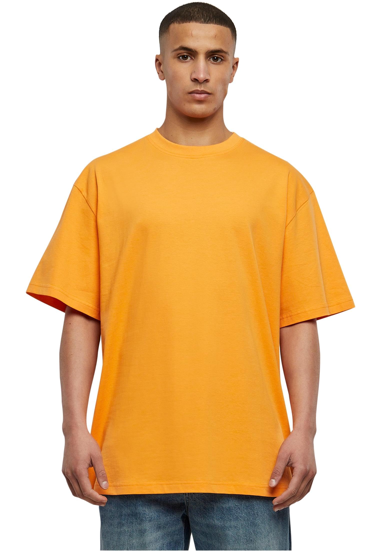 Urban Classics Men's Orange T-Shirt Basic Tall