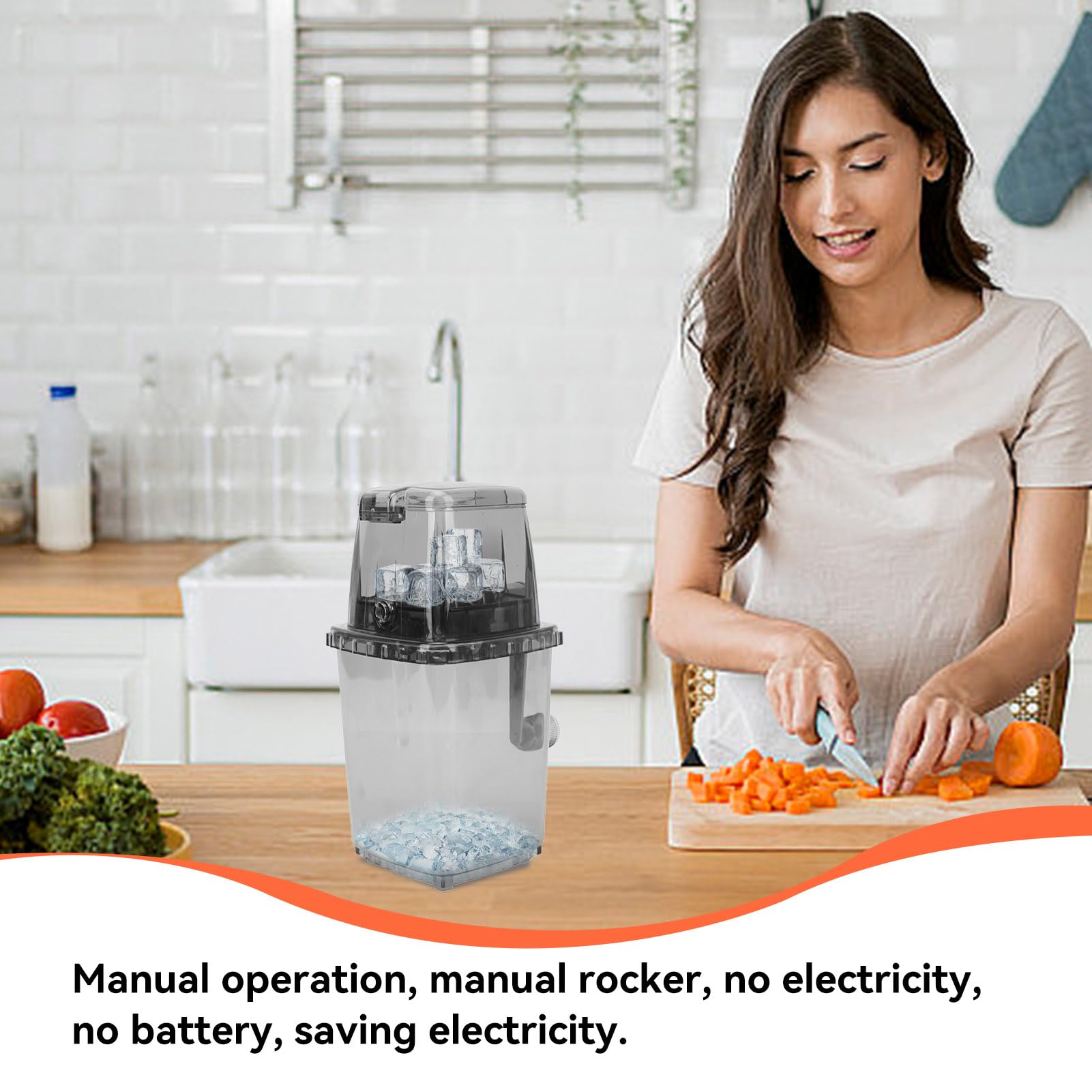 Trituradora De Hielo Manual, Manivela Boilie Manual Trituradora De Hielo Barra De Cocina Licuadoras De Hielo Cebo De Pesca Trituradora De Señuelos Equipo De Pesca Para Triturar Cebo De Pesca