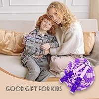 Vista 4 de Supertrip Cuerda de saltar para niños, cuerda de saltar con cuentas suaves, ajustable, sin enredos, segmentada para niños y estudiantes